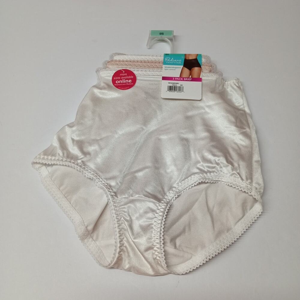 Vanity Fair Radiant Collection Light Control Undershapers 3 Pack Brief S/5